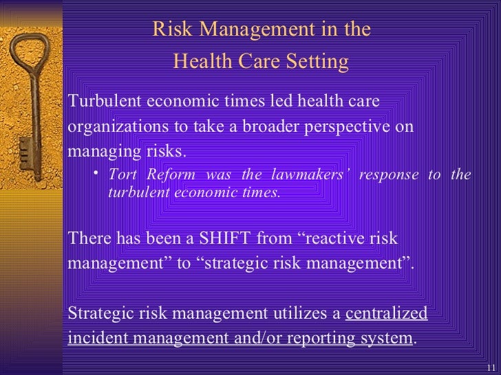 The Purpose And Goals Of Risk Management