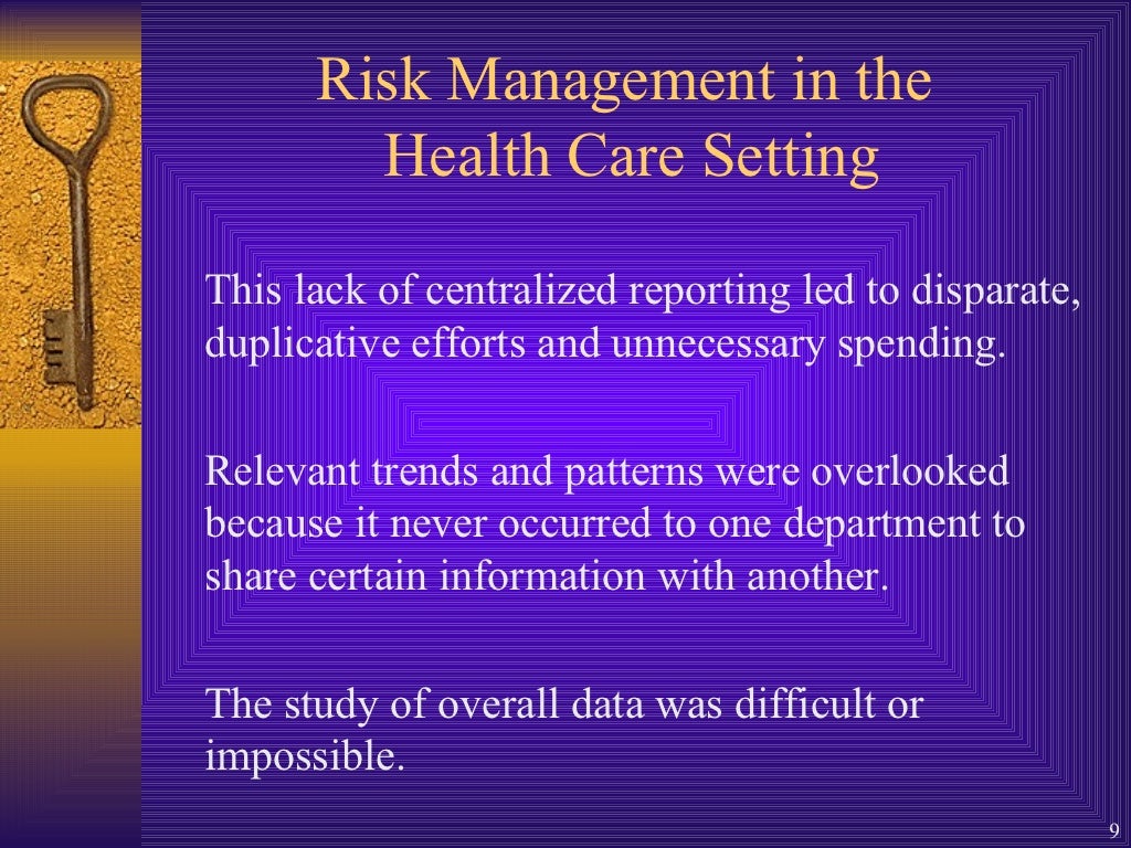 The Purpose And Goals Of Risk Management