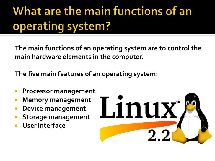 The Purpose Of An Operating System the-purpose-of-an-operating-system