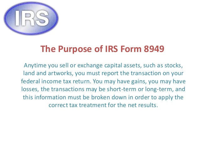 what is irs form 8949 irs form 8949 instructions form 8949 2017