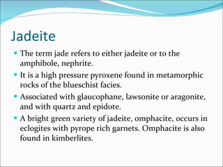 Jadeite Pyroxene The pyroxene group of minerals03 | PPT