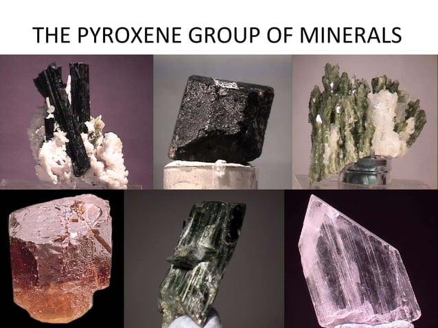 The Pyroxene Group Minerals: Structure and Properties | PPT