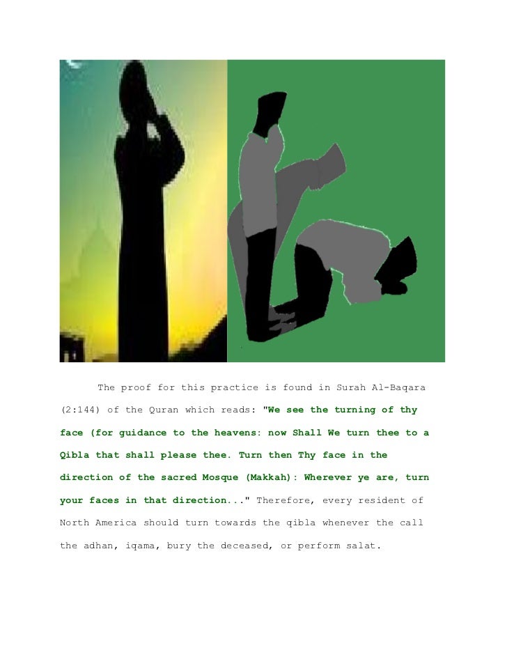 The qibla (direction of prayer facing the kaaba in mecca) for muslims…
