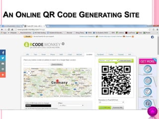 AN ONLINE QR CODE GENERATING SITE
 