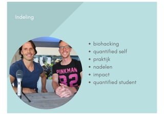 Education, quantified student and biohacking