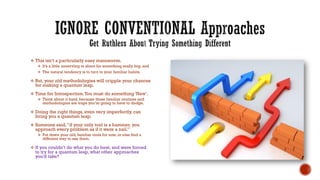 The Quantum Leap Strategy | PDF