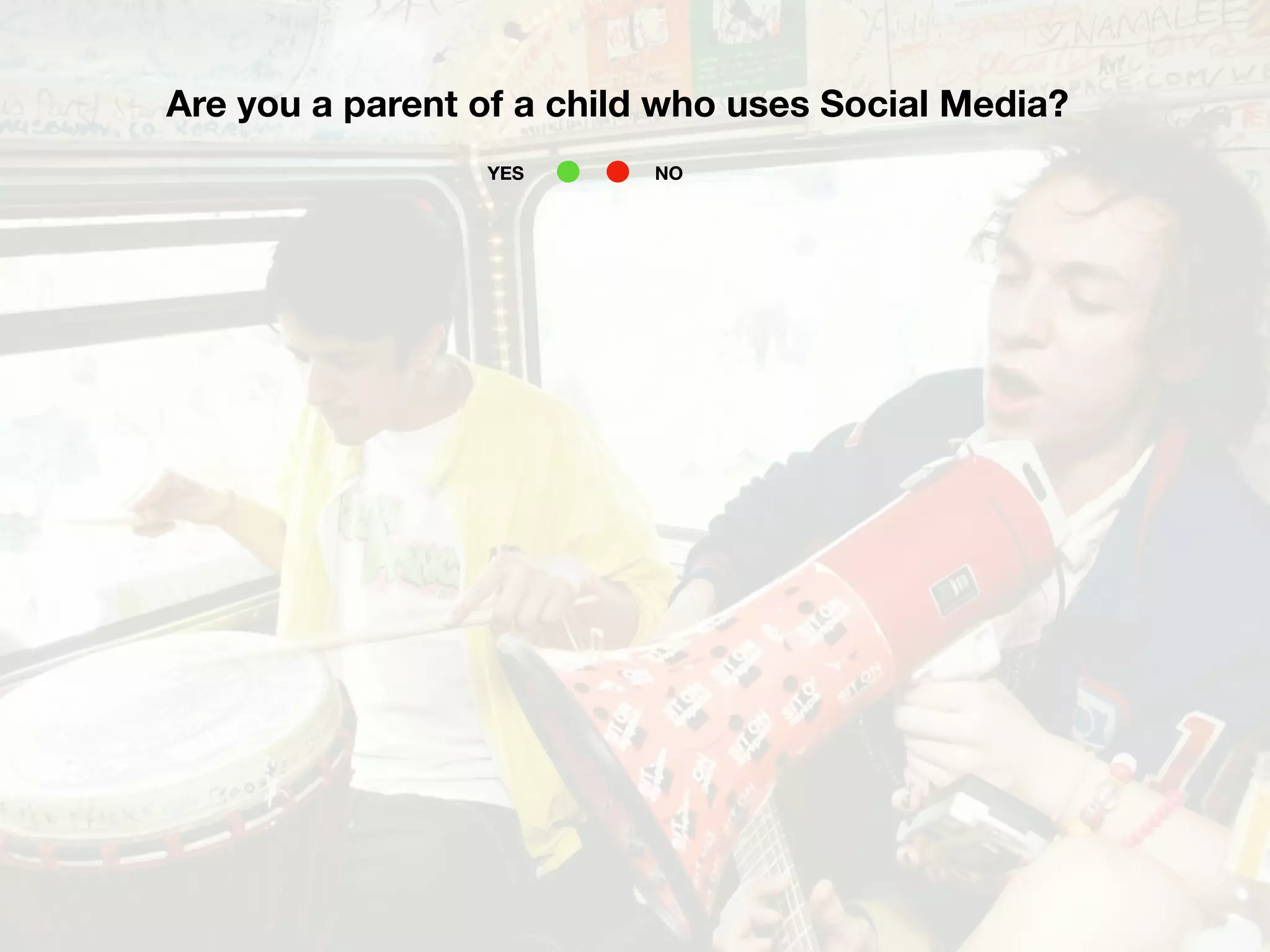 Are you a parent of a child who uses Social Media?
NOYES
 