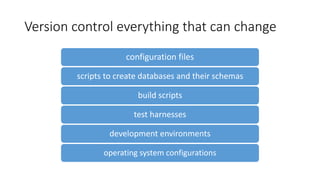 Reducing Errors
Lowering Stress
Deployment Flexibility
 