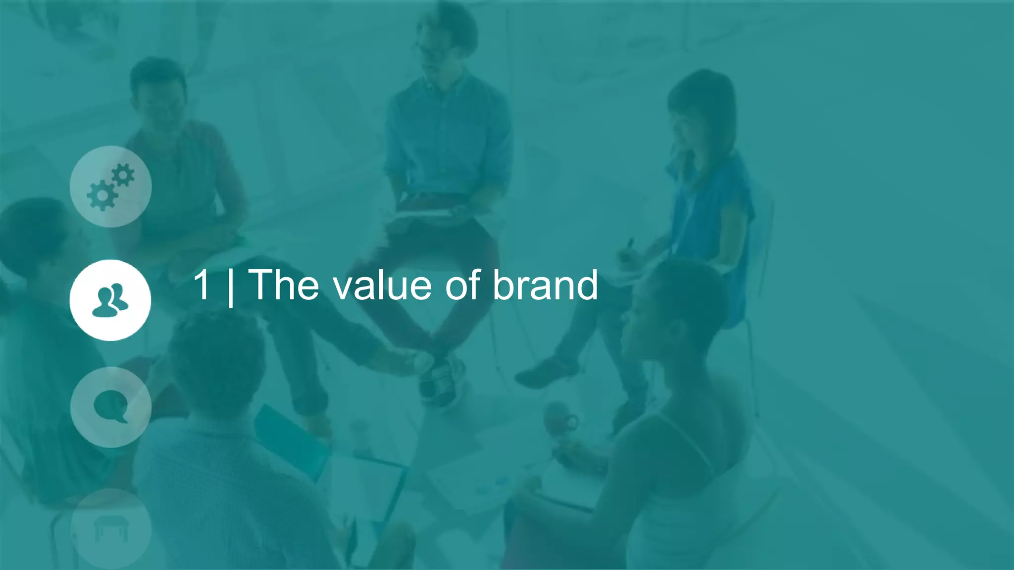 1 | The value of brand
 