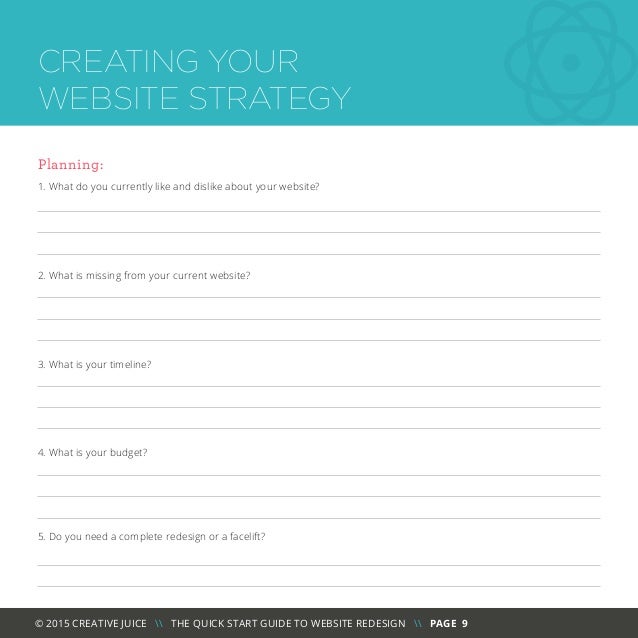 The Quick Start Guide to Website Redesign