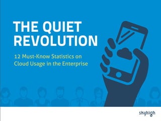 THE QUIET
REVOLUTION
12 Must-Know Statistics on
Cloud Usage in the Enterprise
 
