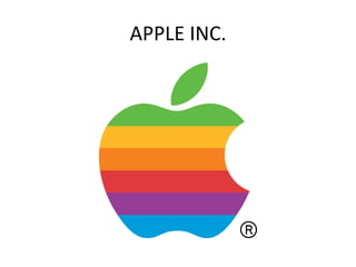 APPLE INC.
 