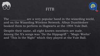 The Quiz That Lived - Mains