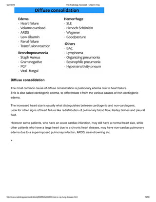 The radiology assistant chest x ray - lung disease | PDF