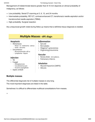 The radiology assistant chest x ray - lung disease | PDF