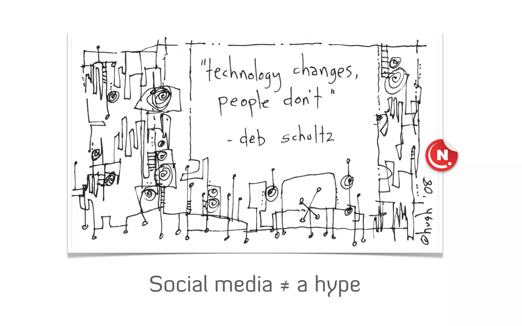 Social media ≠ a hype
 