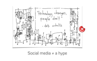 Social media ≠ a hype
 