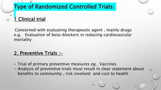 The randomised controlled trial (RCT) .pptx