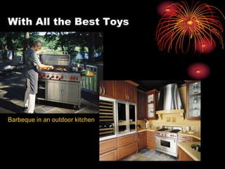 With All the Best Toys
Barbeque in an outdoor kitchen
 