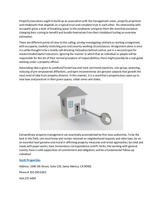 The rank of property management santa monica in consumer