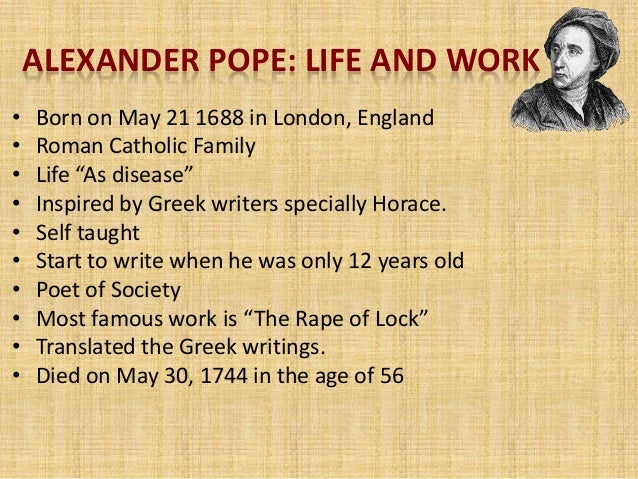 alexander popes the rape of the The focus of this article is the rape of the lock, written by alexander pope (1688 –1744) the poem was first published in 1712 but was further revised and. alexander popes the rape of the The focus of this article is the rape of the lock, written by alexander pope (1688 –1744) the poem was first published in 1712 but was further revised and.