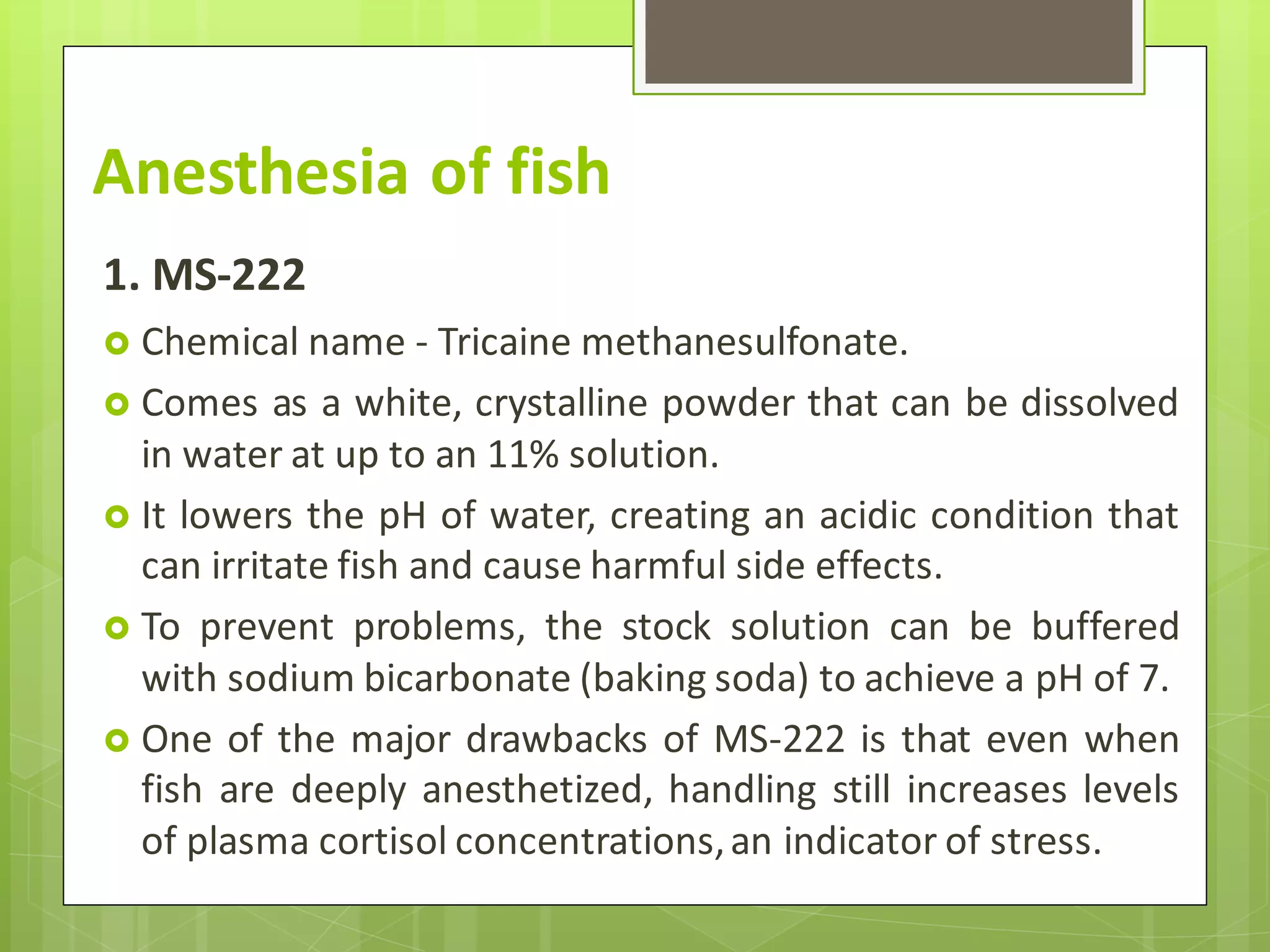 Therapeutants in aquaculture | PDF