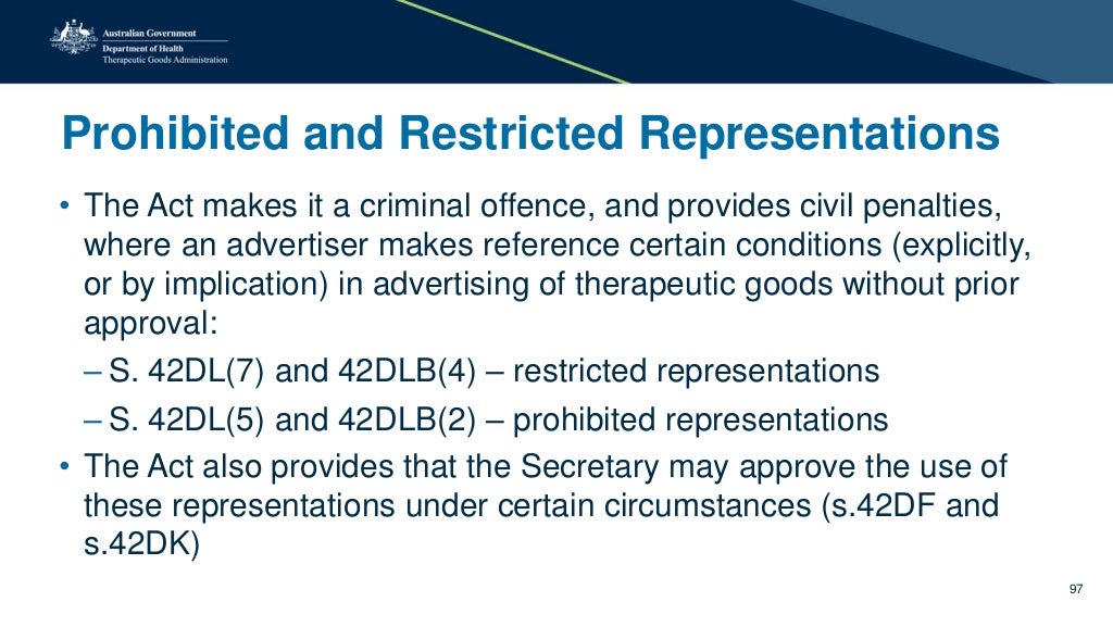 TGA presentation: Therapeutic Goods Advertising Code (No ...