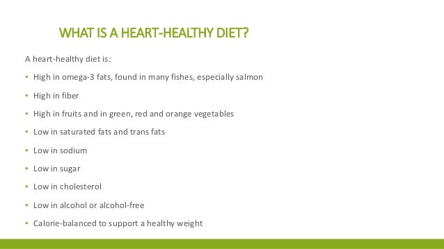 Therapeutic cardiac diet