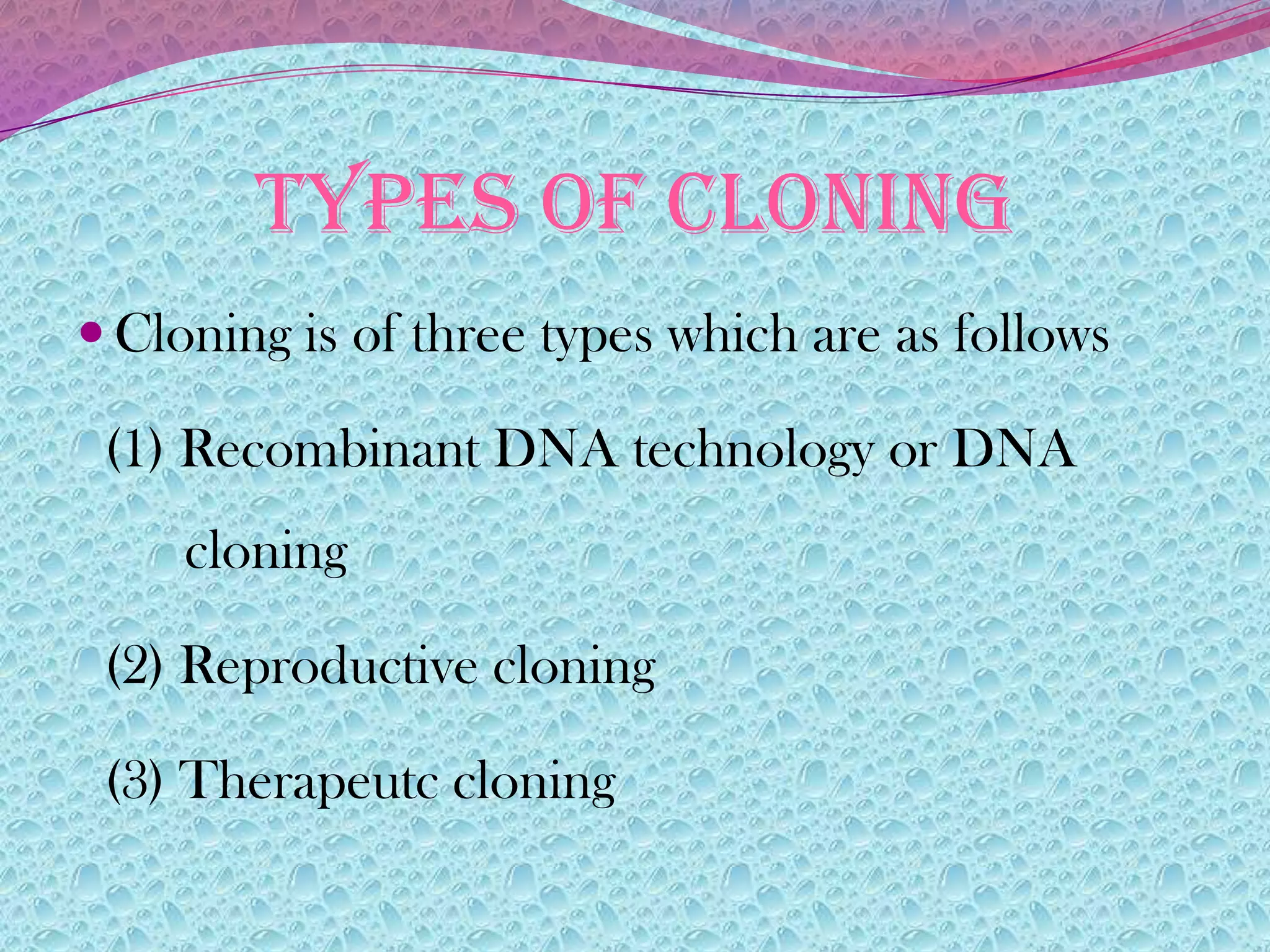 Therapeutic cloning | PPTX