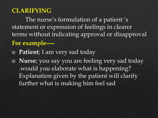 Therapeutic communication | PDF