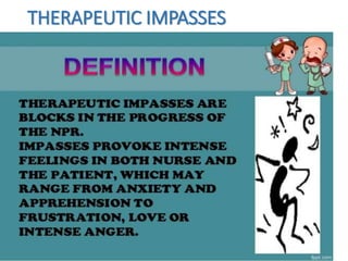 THERAPEUTIC IMPASSES
 