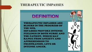 THERAPEUTIC IMPASSES
 