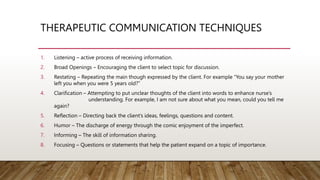 Therapeutic Communication and Nurse – Patient Interaction 1.pptx
