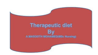 therapeutic diet..pptx