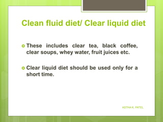 Therapeutic diet or Types of Diet | PPTX
