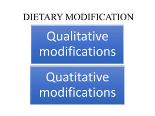 Diaetary Modification therapeutic diets.pptx