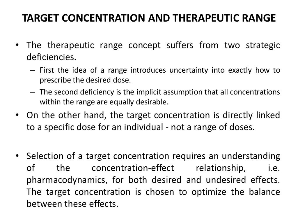 Therapeutic drug monitoring