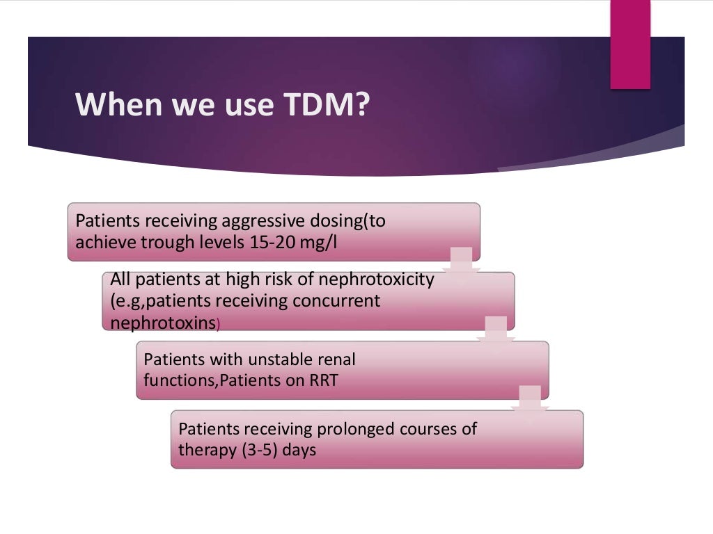 Therapeutic drug monitoring