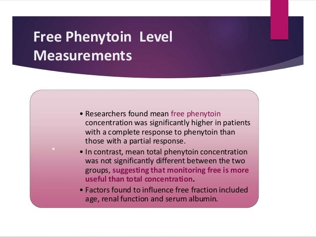 Phenytoin Level Timing