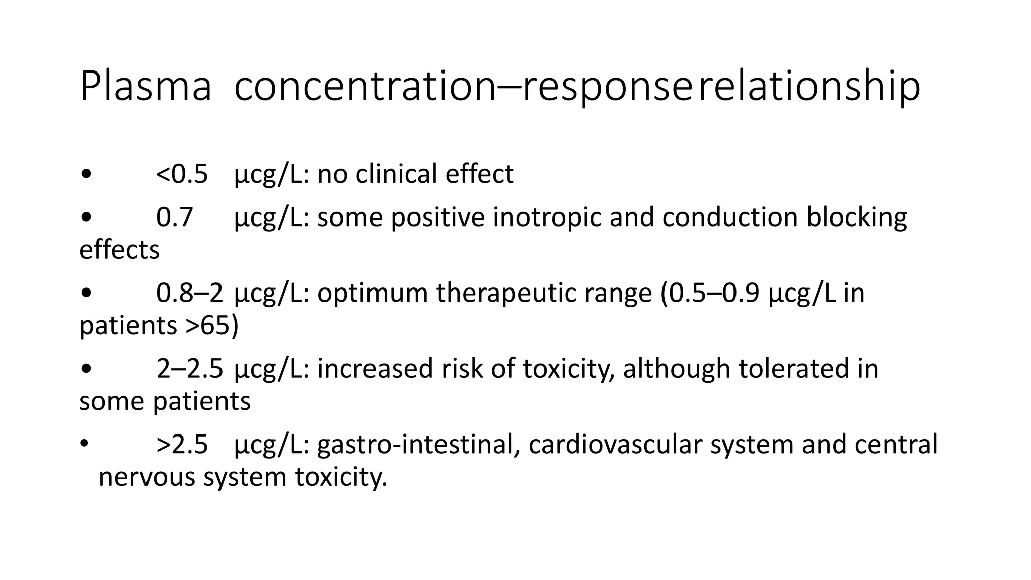 digoxin Therapeutic drug monitoring | PPTX