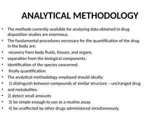 Disposition Monitoring Methods THERAPEUTIC DRUG MONITORING – pptx (3).pptx for diploma pharmacy ...