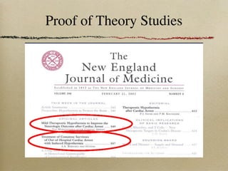 Proof of Theory Studies
 