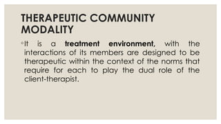 THERAPEUTIC MODALITIES (Behavior Management).pptx