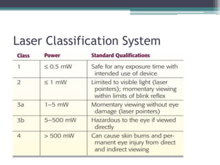 Laser Classification System
 