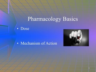 Pharmacology Basics Dose Mechanism of Action 3 