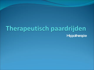 Hippotherapie 