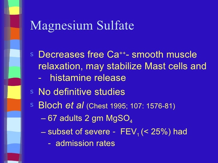 Therapies For Severe Asthma