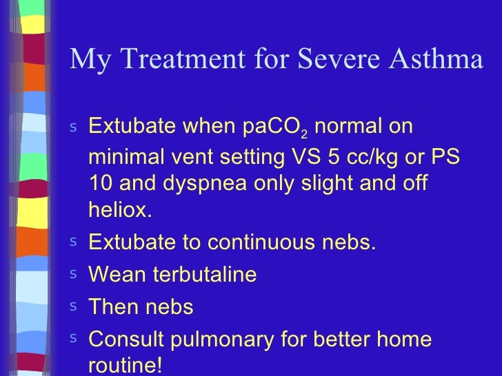 Therapies For Severe Asthma