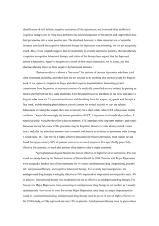 Therapy methods essay final