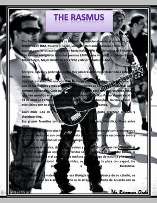 The rasmus | DOCX